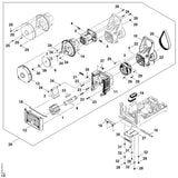 STIHL 6311-951-3510 Schraube 4x20 positie 29 technische tekening