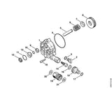 STIHL 4733-764-2350 Nadellager positie 8 technische tekening