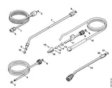 STIHL 4900-007-1002 Reparatursatz für Rotordüse 035 positie -1 technische tekening
