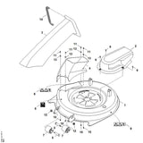 STIHL 6140-760-0902 Mähwerk kpl. positie -1 technische tekening