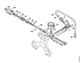STIHL 9645-945-7463 RDR A 6x3-NBR70 positie 3 technische tekening