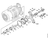 STIHL 9636-816-1837 Dichtring DIN7603-17x23x2 positie 13 technische tekening
