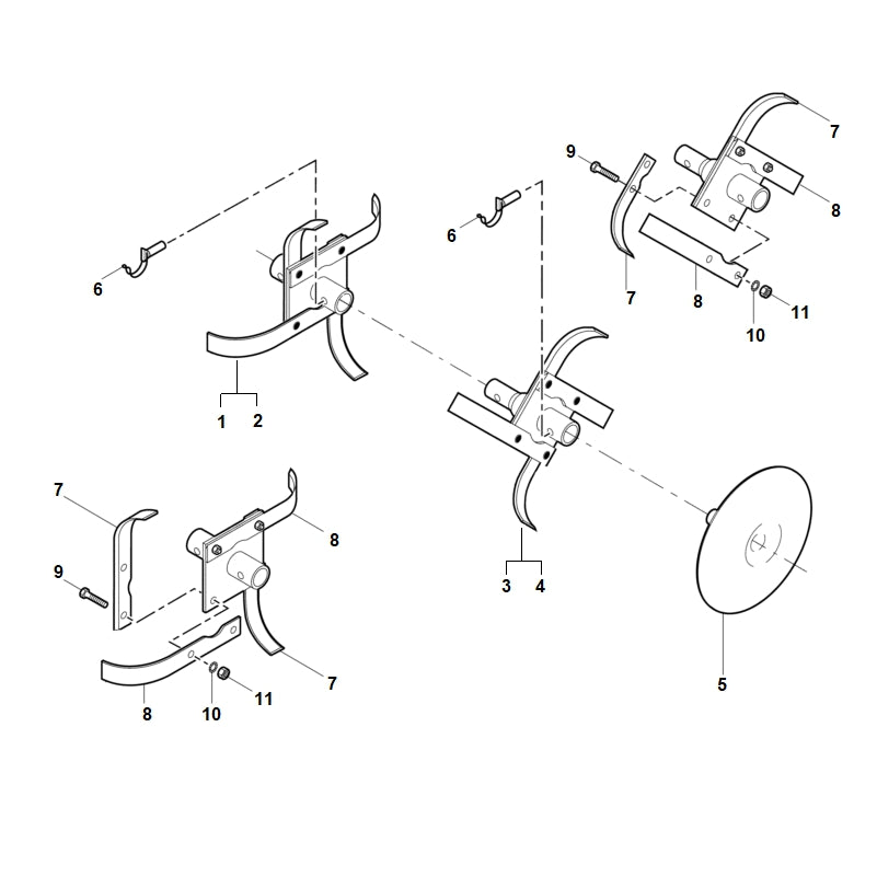 STIHL 6227-740-3900 Schutzscheibe positie 5 technische tekening