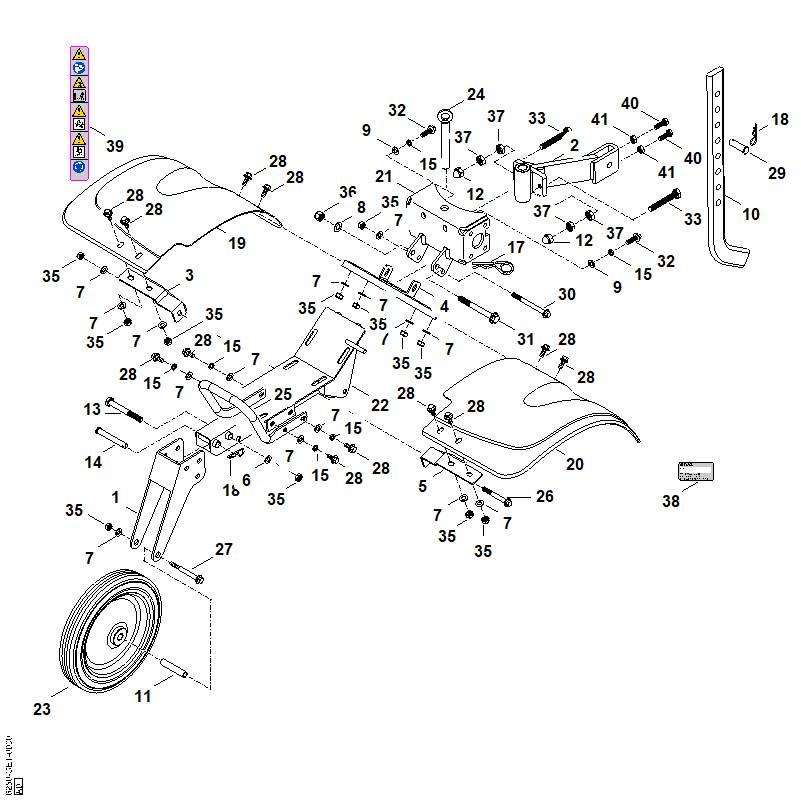STIHL 6250-716-0208 Scheibe positie 9 technische tekening