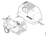 STIHL 4724-708-5700 Buchse positie 3 technische tekening