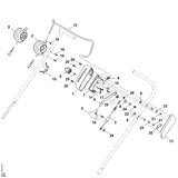 STIHL 6290-430-0410 Totmannschalter positie 2 technische tekening