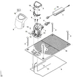 STIHL 6309-430-6816 Halter kpl. positie 4 technische tekening