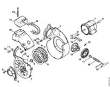 STIHL 4712-522-0401 Regulierscheibe positie 16 technische tekening