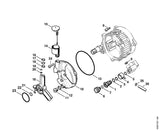 STIHL 4706-701-7600 Drossel positie 8 technische tekening