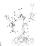 STIHL 6311-403-2300 Halter positie 3 technische tekening