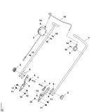 STIHL 6350-706-3800 Zwischenstück positie 6 technische tekening