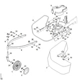 STIHL 9296-021-1591 Passscheibe 15x21x1 positie 18 technische tekening