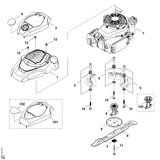 STIHL 6383-967-1510 Typenschild RM 4 RTP positie 102 technische tekening