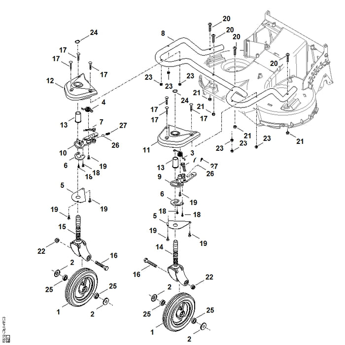 STIHL 9516-003-3751 Kugel 10,5 positie 26 technische tekening