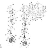 STIHL 6392-763-2901 Verstellhebel links positie 9 technische tekening