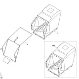 STIHL 6392-700-9700 Fangsack positie 100 technische tekening