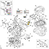 STIHL 6392-706-8200 Schutzblech positie 16 technische tekening