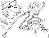 STIHL 4727-704-4200 Kappe positie 6 technische tekening