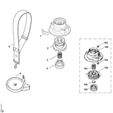 STIHL 9465-620-2771 Sprengring 22 positie 105 technische tekening