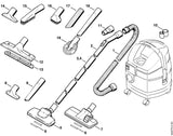 STIHL 4901-501-1400 Halter positie 10 technische tekening