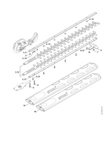 STIHL HSE 71 Heckenscherenmessersatz - 60 cm