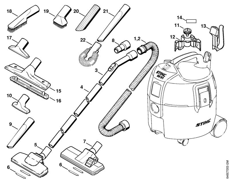 STIHL 4901-501-1401 Halter positie 11 technische tekening