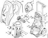 STIHL 4743-512-0500 Manometer positie 8 technische tekening