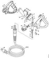 STIHL 4925-500-0601 Ventil positie 2 technische tekening