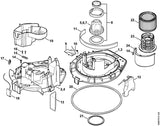 STIHL 4774-600-0200 Elektromotor 230/240 V positie 5 technische tekening