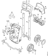 STIHL 4765-791-7000 Achse positie 2 technische tekening