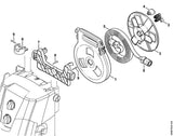 STIHL 4768-791-0200 Griff positie 4 technische tekening