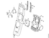 STIHL 4754-790-5600 Griffrahmen positie 1 technische tekening
