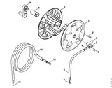 STIHL 4756-670-0800 Hochdruckschlauch DN 6, 590 mm positie 6 technische tekening