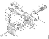 STIHL 9645-945-7508 RDR A 10.3x2.4-NBR70 positie 22 technische tekening