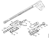 STIHL 9104-003-8611 Schraube IS-P3x12 positie 15 technische tekening