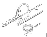 STIHL 4925-500-1802 Sand-Nassstrahleinrichtung 07 positie 4 technische tekening