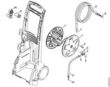 STIHL 4743-670-0800 Hochdruckschlauch DN 6, 800 mm positie 11 technische tekening