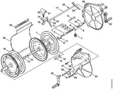 STIHL 9045-318-1420 Zylinderschraube DIN912-M6x45-8.8 positie 8 technische tekening