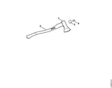 STIHL 0000-881-2153 Stiel Esche, 60 cm positie 2 technische tekening