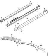 STIHL 0000-881-9002 Sägeblatt positie 16 technische tekening