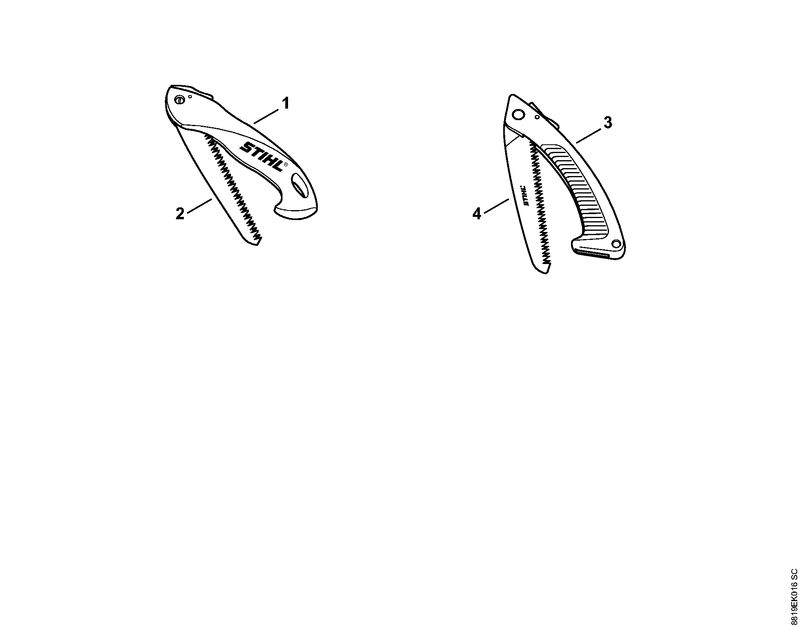 STIHL 0000-881-9905 Sägeblatt positie 2 technische tekening