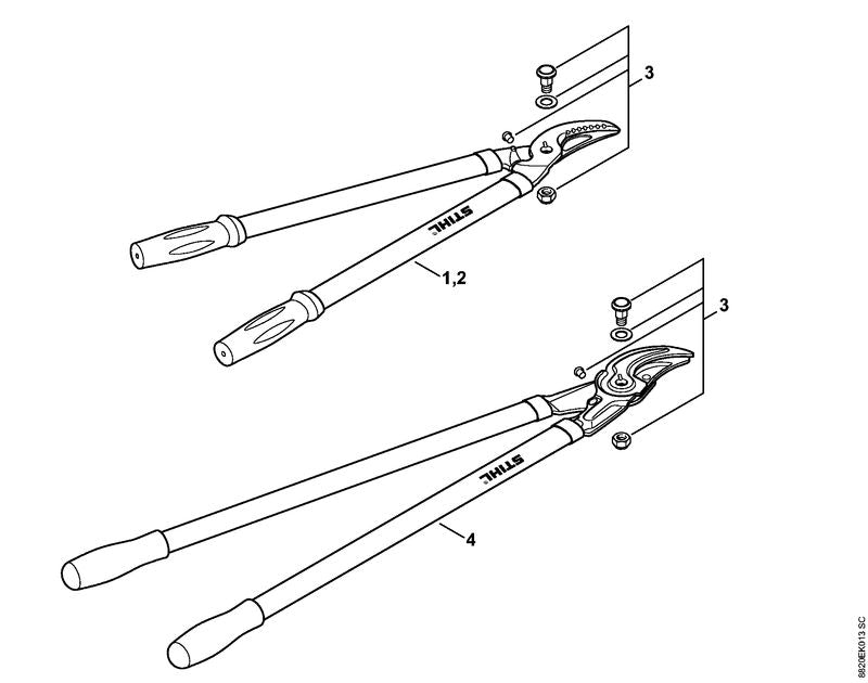 STIHL 0000-881-3657 Ersatzteilkit positie 3 technische tekening