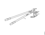 STIHL 0000-881-3667 Amboss mit Schrauben positie 2 technische tekening