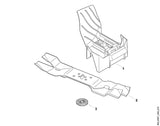 STIHL 6336-760-9900 Multi-Messer positie 2 technische tekening