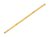 Keizers Wasserwaage Gold 150 cm - dickwandiges Aluminium, 4 Libellen, Stellfüße