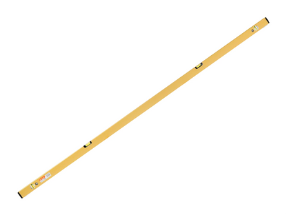 Keizers Wasserwaage Gold 180 cm - dickwandiges Aluminium, 4 Libellen, Stellfüße