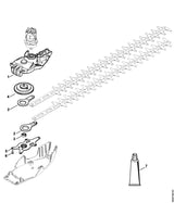 STIHL 4851-640-1603 Exzenter positie 4 technische tekening