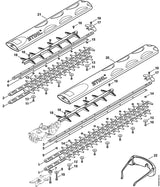 STIHL 9075-478-0630 Schraube IS-D4x8 positie 16 technische tekening