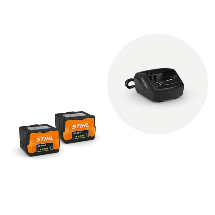 Stihl Starterset Plus - 2x Akku AK 30 S und 1x Ladegerät AL 101