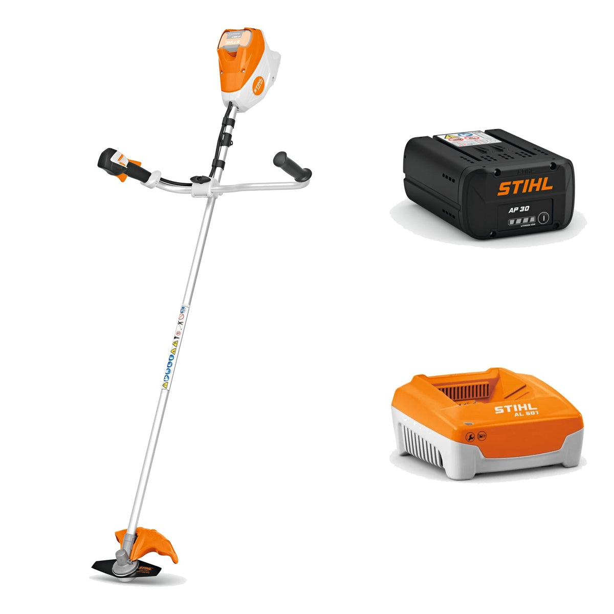 STIHL FSA 120 Akku-Freischneider + AP 30 Akku + AL 501 Schnellladegerät | Set